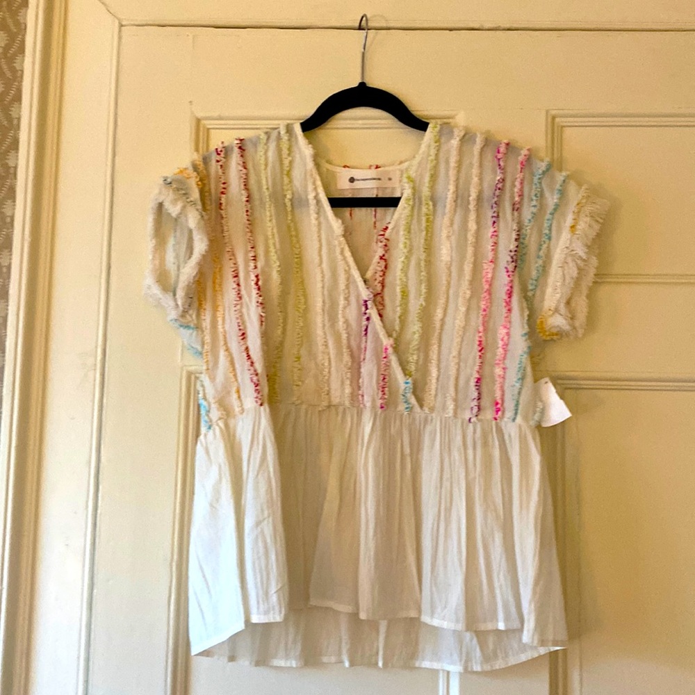 Women’s striped colored top